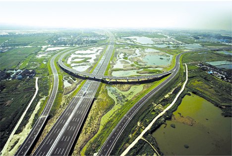 蘇滬高速公路HE4標(biāo)（甪直樞紐）